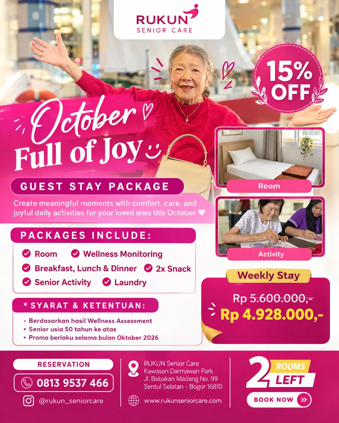 Penawaran Spesial Memory &amp; Nursing Care