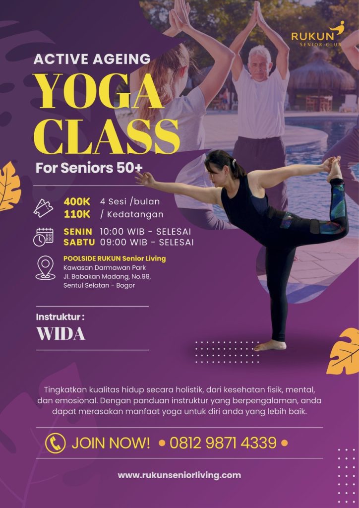 Yoga for seniors at RUKUN Senior Living